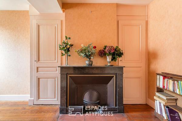 Appartement bourgeois en dernier étage avec vue dégagée