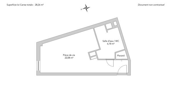 Appartement Paris 18 e - GRANDES CARRIÈRES