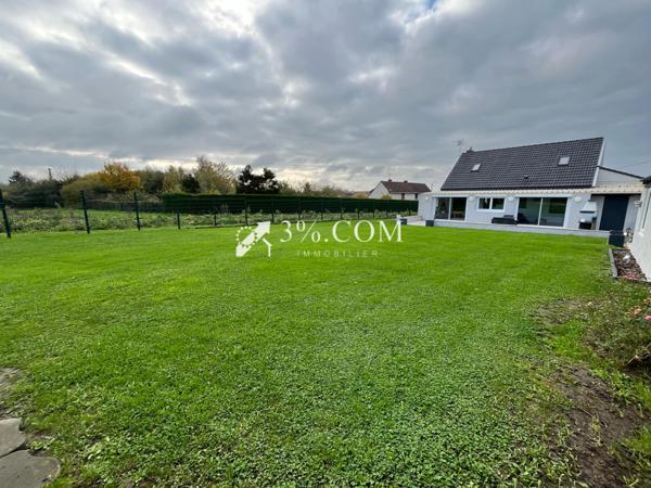 MAISON IDIVIDUELLE SEMI PLAIN PIED 134 M² 3 CH BEAU JARDIN Wahagnies (59261)