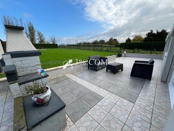 MAISON IDIVIDUELLE SEMI PLAIN PIED 134 M² 3 CH BEAU JARDIN Wahagnies (59261)
