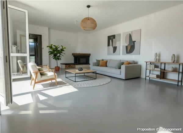 QUETIGNY, maison de plain-pied 4 chambres