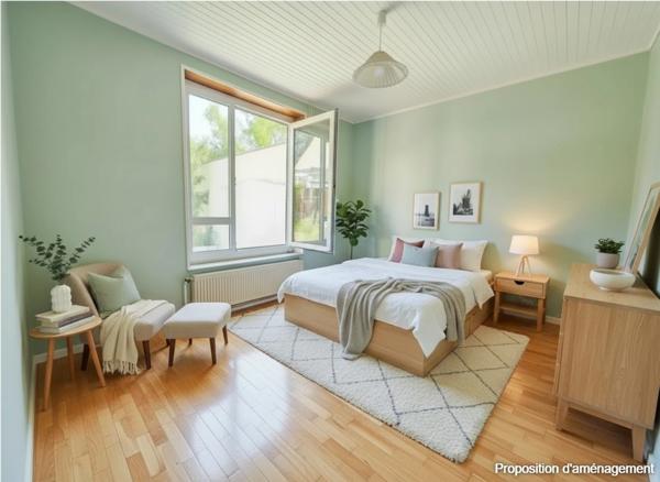 QUETIGNY, maison de plain-pied 4 chambres