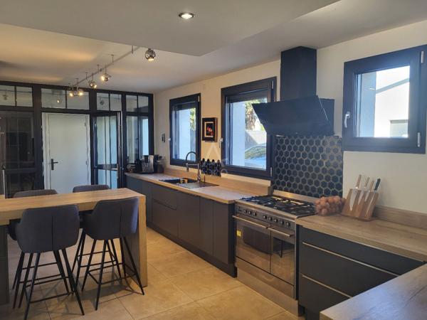 PROPRIETE HAUT DE GAMME avec 2 MAISONS, GARAGES, PISCINE CHAUFFEE, PERGOLA  BIOCLIMATIQUE, SPA sur 2.615 m² - A 120 kms de PARIS, 23 kms d'EPERNAY, 20 kms de VERTUS