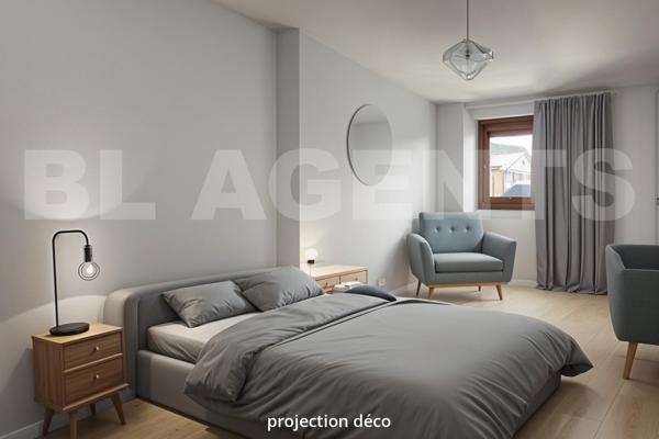 Appartement RDC rénové 2 pièces 60 m² / 1 place PARKING / Résidence 2013 / Proximité directe GARE et