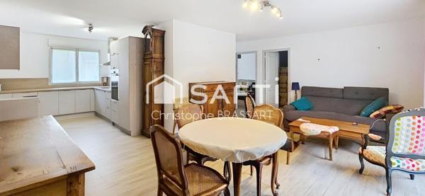 AUBIGNY-EN-ARTOIS – Maison plain-pied récente, 2 chambres, jardin et garage