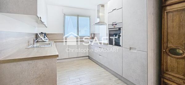 AUBIGNY-EN-ARTOIS – Maison plain-pied récente, 2 chambres, jardin et garage