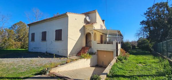 Dpt Corse (20), à vendre POGGIO MEZZANA maison T4-T5 de 148m² + studio,Terrain 2400m² proche plage et commerces