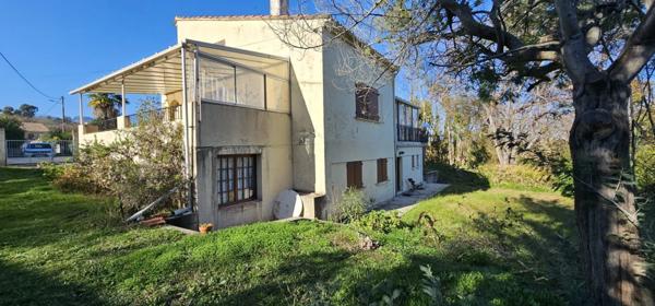 Dpt Corse (20), à vendre POGGIO MEZZANA maison T4-T5 de 148m² + studio,Terrain 2400m² proche plage et commerces