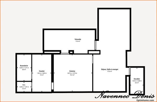 Maison de charme avec 3 chambres proche du centre-ville et des écoles – 190 000 €