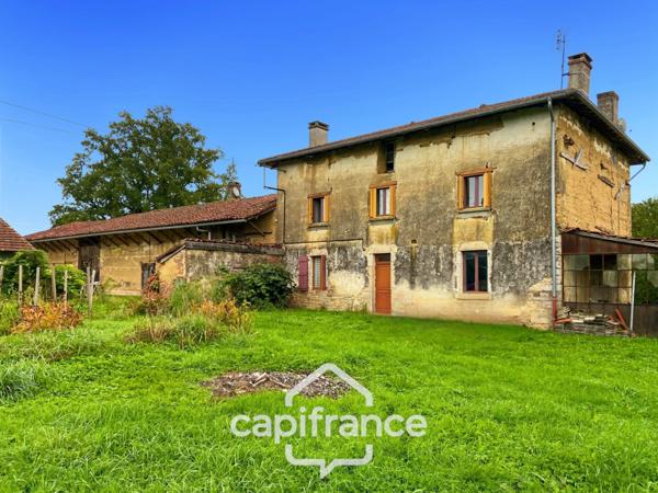 Propriété à vendre composée de 2 maisons - 11 pièces DOMMARTIN LES CUISEAUX (71) sur 1,1 hectare de terrain.