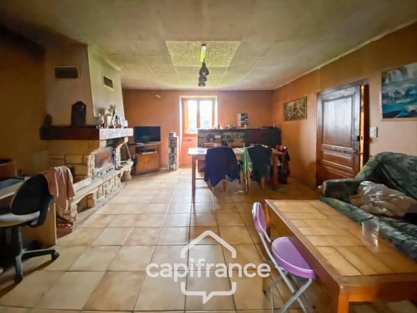 Propriété à vendre composée de 2 maisons - 11 pièces DOMMARTIN LES CUISEAUX (71) sur 1,1 hectare de terrain.