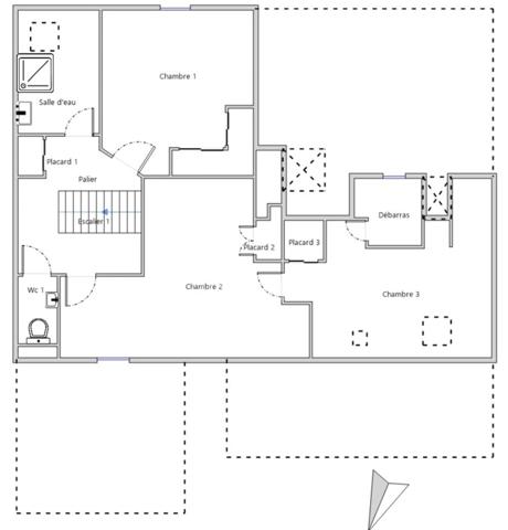 Ensemble immobilier - Local commercial, partie production et son habitation avec vue sur rivière
