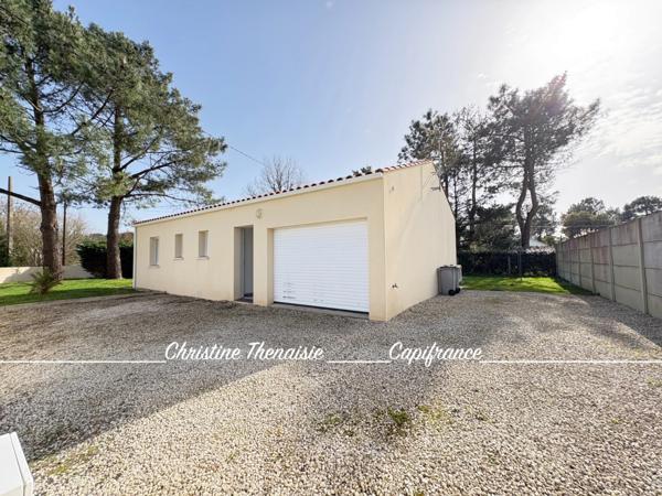 Maison à vendre 3 pièces Récente de PLAIN-PIED - Garage - Terrain clos SAINT HILAIRE DE RIEZ (85)