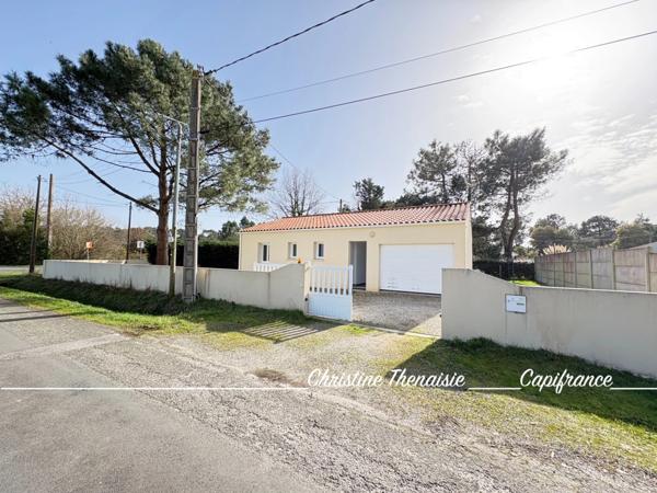 Maison à vendre 3 pièces Récente de PLAIN-PIED - Garage - Terrain clos SAINT HILAIRE DE RIEZ (85)