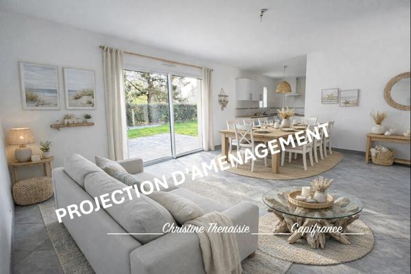 Maison à vendre 3 pièces Récente de PLAIN-PIED - Garage - Terrain clos SAINT HILAIRE DE RIEZ (85)