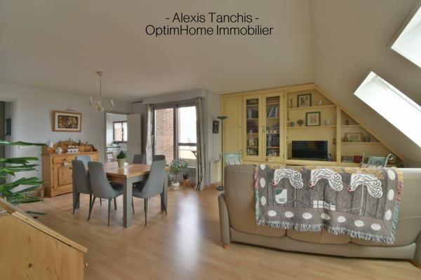 Linselles – Appartement T2 Lumineux / Dernier étage avec Garage & Cave