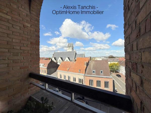 Linselles – Appartement T2 Lumineux / Dernier étage avec Garage & Cave