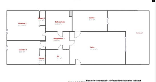 Appartement à vendre 3 pièces LA CIOTAT