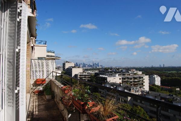 PANORAMA - Saint-Cloud Centre - 3 pièces 6ème étage, balcon, cave, transports, tous commerces