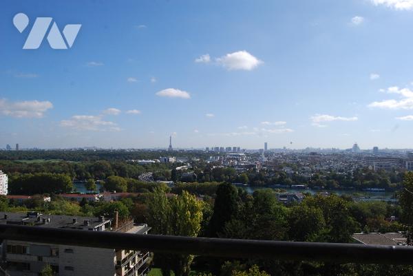 PANORAMA - Saint-Cloud Centre - 3 pièces 6ème étage, balcon, cave, transports, tous commerces