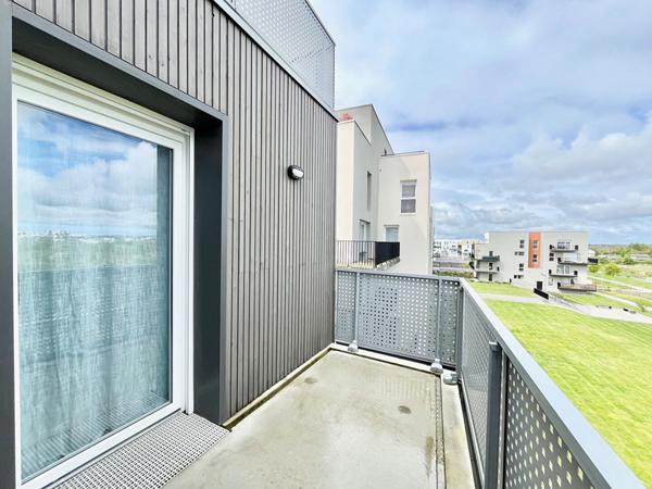 A VENDRE appartement vendu libre à Fleury Sur Orne 2 pièce(s) 42.19 m2 - terrasse - vue dégagée - terrasse- cave - parking
