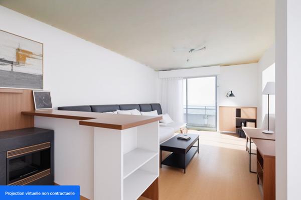 T1 dernier étage avec vue panoramique sur Nancy, cave et place de parking