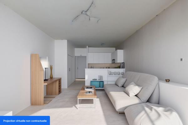 T1 dernier étage avec vue panoramique sur Nancy, cave et place de parking