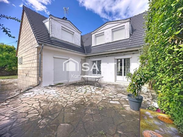 Villecresnes centre ville – Maison familiale 4 chambres, jardin, sous-sol total & dépendance