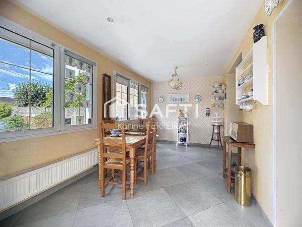 Villecresnes centre ville – Maison familiale 4 chambres, jardin, sous-sol total & dépendance