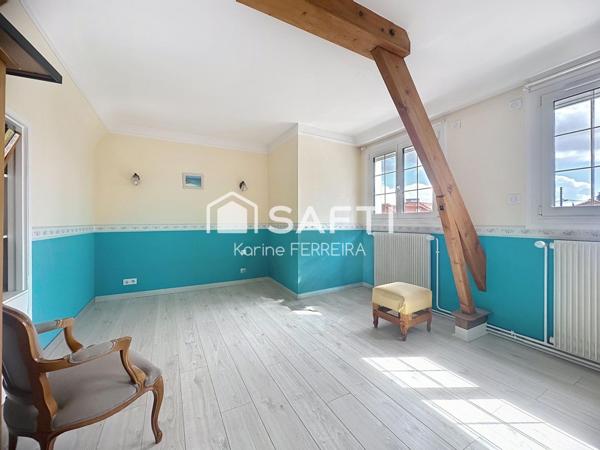 Villecresnes centre ville – Maison familiale 4 chambres, jardin, sous-sol total & dépendance