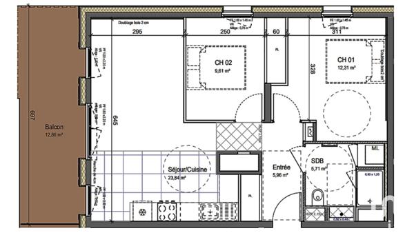 Appartement à vendre 3 pièces 57 m² Montriond