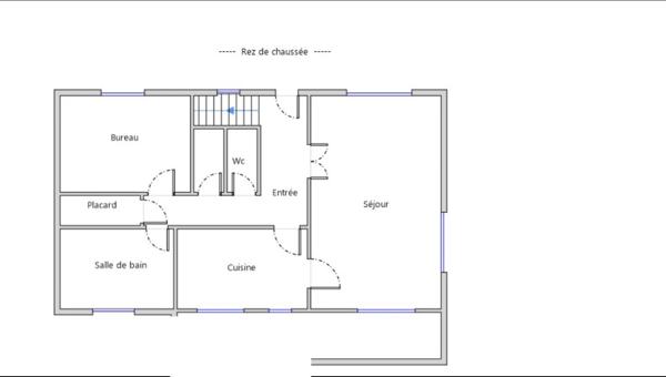 Maison familiale lumineuse - 3 ch + bureau -  Jardin 1200 m² - Bignoux