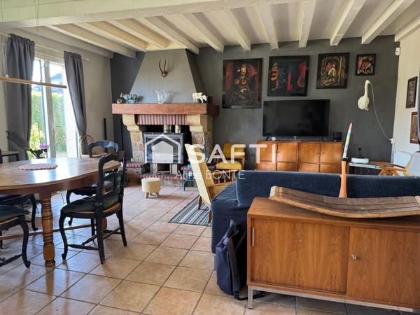 Charmante maison avec garage, carport et piscine