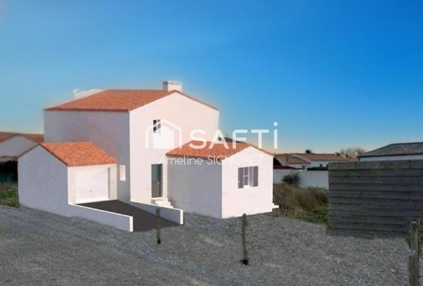 Terrain au fond d'une impasse résidentielle calme