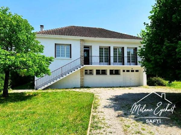 Maison de 113 m² habitables avec rez-de-jardin de même superficie – Terrain de 1 536 m² – La Rochefoucauld