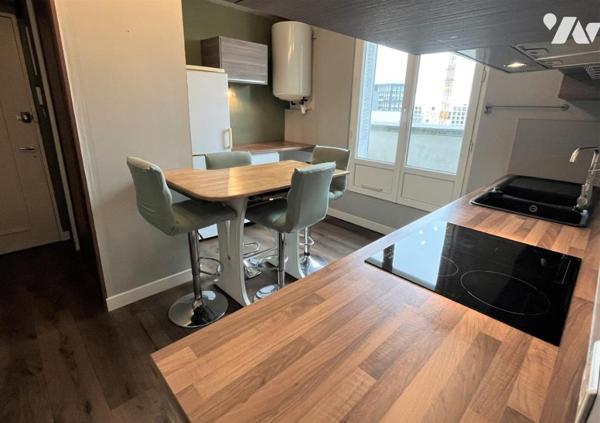 Nantes Gare Sud-Cité des Congrès, T2 rénové de 42 m²