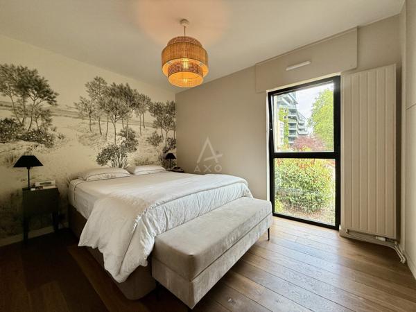 Rennes Mail Mitterrand, appartement T4 de 97 m² avec vue Vilaine, triple exposition et double garage