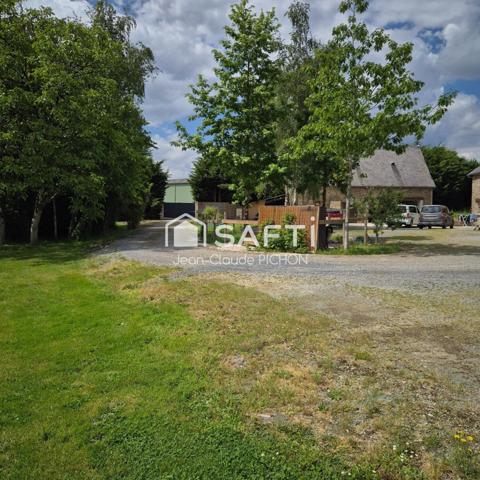 Propriété d’exception sur la commune d’Aron, à seulement 5 minutes de Mayenne