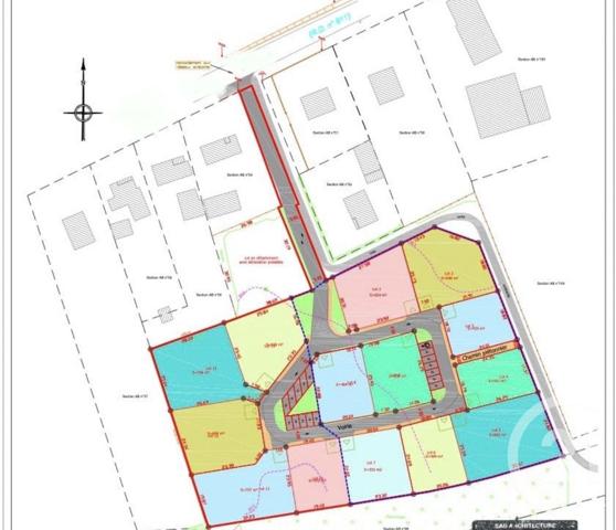 Terrain à vendre  865 m2 STE LIVRADE SUR LOT - 47