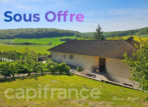 Une maison lumineuse avec grande terrasse et vue dégagée, entre nature et calme CLEMENCEY (21)