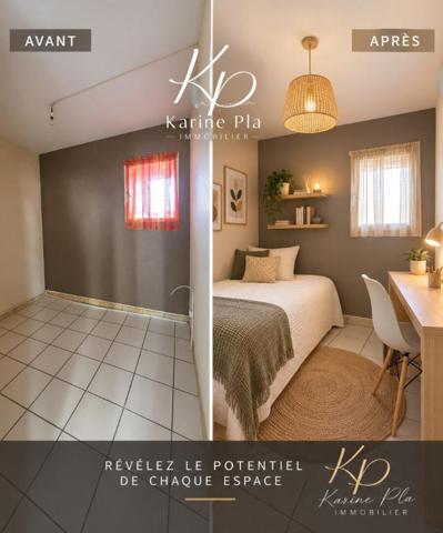 Appartement T3 Saint Pierre la Mer 46 m2  avec place de parking