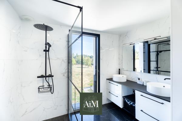 Maison contemporaine avec piscine à Meucon, aux portes de Vannes