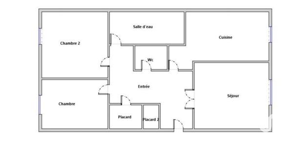 Appartement à vendre 3 pièces 68 m² Saint-Denis