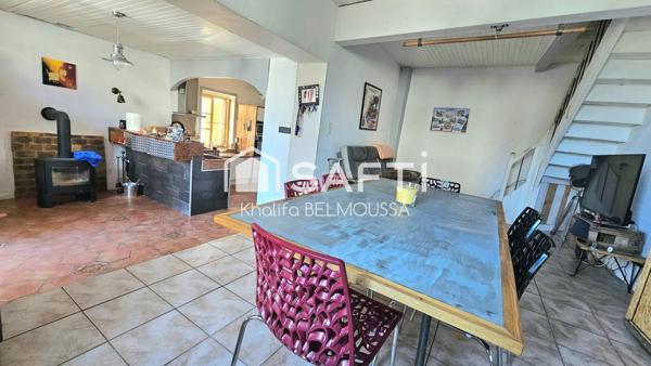 Maison familiale 5 chambres – Sous-sol complet & dépendance – Plein centre d'Artemare