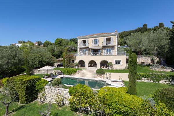 Cannes Californie villa d'exception vue mer panoramique