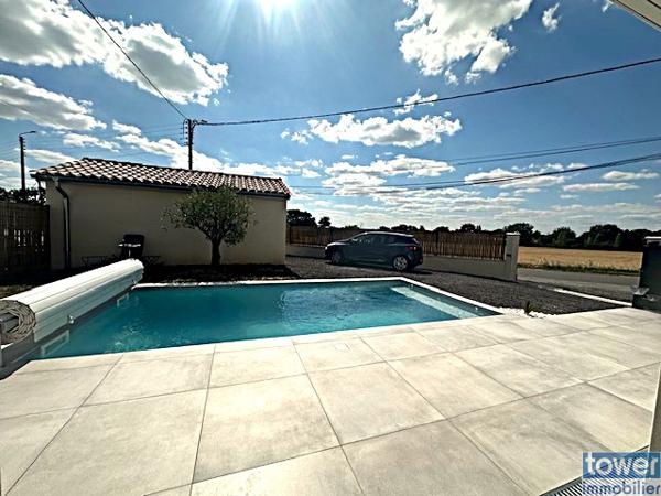 LAUNAGUET à 15 mn du CAPITOLE, MAISON de Plain Pied de 121 m² Neuve avec Piscine et Garage