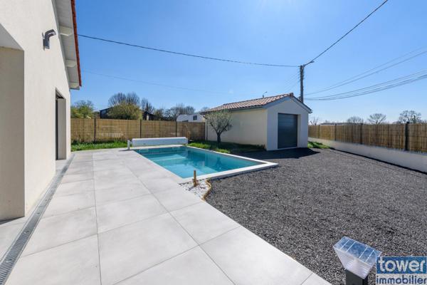 LAUNAGUET à 15 mn du CAPITOLE, MAISON de Plain Pied de 121 m² Neuve avec Piscine et Garage