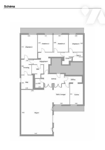  NEUILLY SUR SEINE - BOULEVARD DE LA SAUSSAYE - 6 PIECES - 182 m²