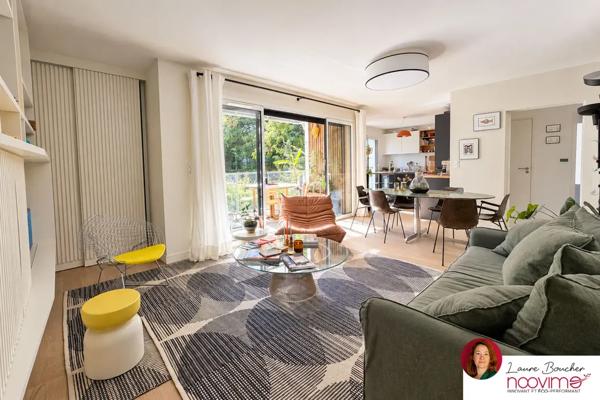 Nantes centre T3 74 m2 avec terrasse, garage et vue dégagé