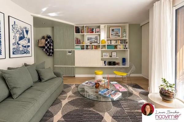 Nantes centre T3 74 m2 avec terrasse, garage et vue dégagé